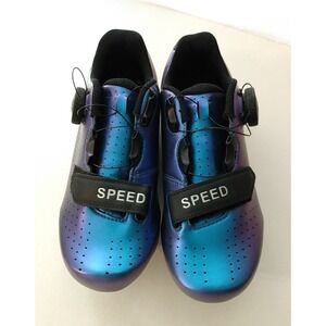 SPEED Cycling Shoes Road Bike Chameleon Purple Blue Women's 6.5 EU 37 NICE!